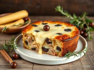 Cheesy Ham and Olive Cake Recipe - Quick & Delicious!
