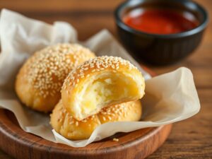 Cheese and Sesame Pastry Puffs That Will Melt in Your Mouth!