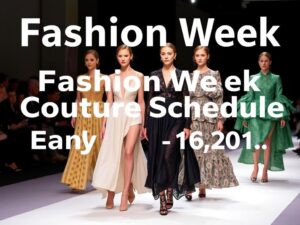 Fashion Week Couture Schedule Released Early Due to Olympics - Get the Dates!