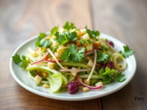 Indulge in Chicory Salad with Shallot, Mustard & Parsley Vinaigrette!