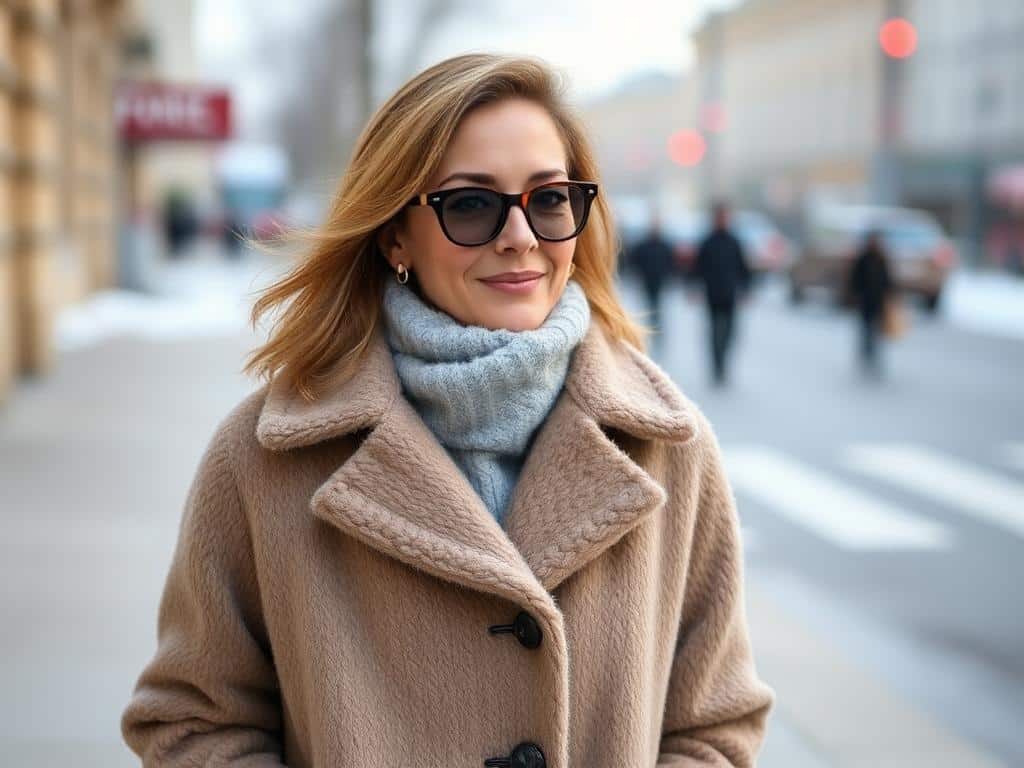 Marina Foïs Rocks Winter's Coziest Coat Loved by Julie Gayet & Karin Viard!
