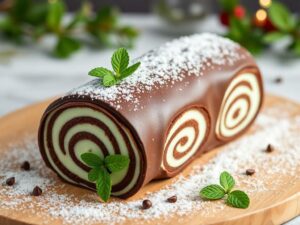 Mint Chocolate Yule Log: A Festive Dessert You Must Try!