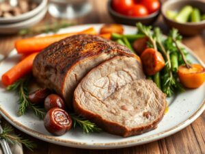 Mouthwatering Veal Roast Recipe with Vegetables - Try It Now!