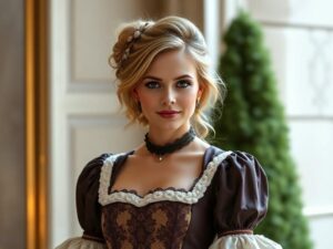Peyton Spaht Dazzles with Renaissance-Inspired Dress at Prince d'Orléans' Side!