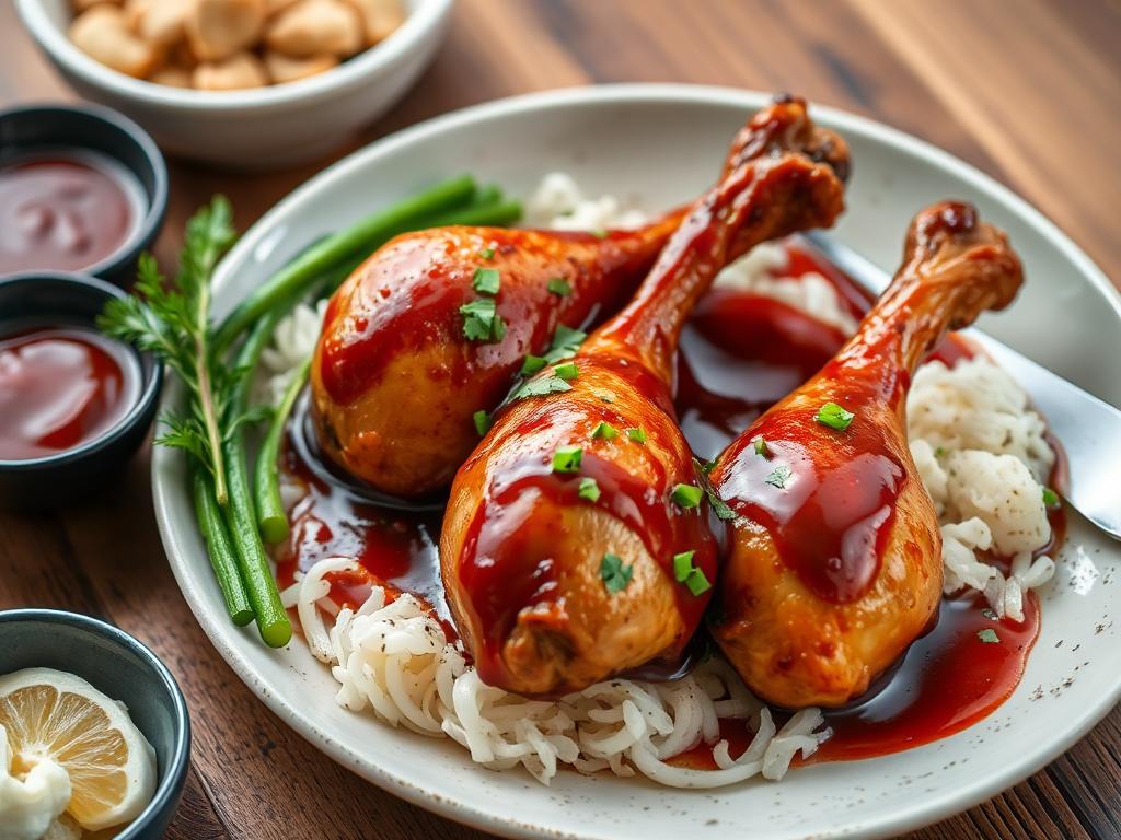 Sizzling Skillet Chicken Legs with Savory Sauce - Try This Recipe Now!