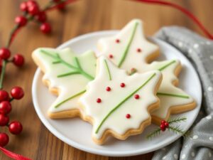 Stunning Two-Tone Leaf-Shaped Christmas Cookies You Must Try!