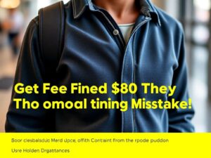 Get Fined $80 for This Common Clothing Mistake!