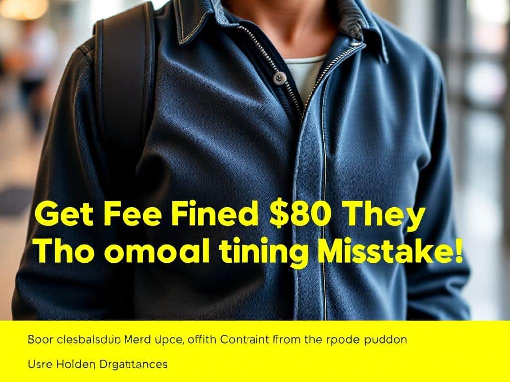 Get Fined $80 for This Common Clothing Mistake!