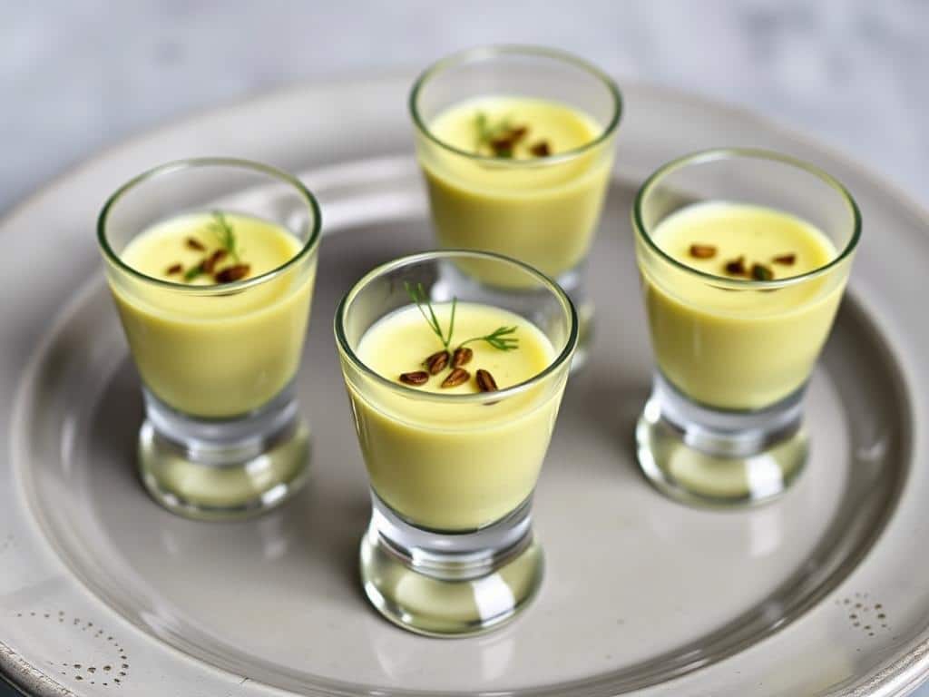 Zucchini Velouté Shooters: A Must-Try Recipe for Elegant Appetizers!