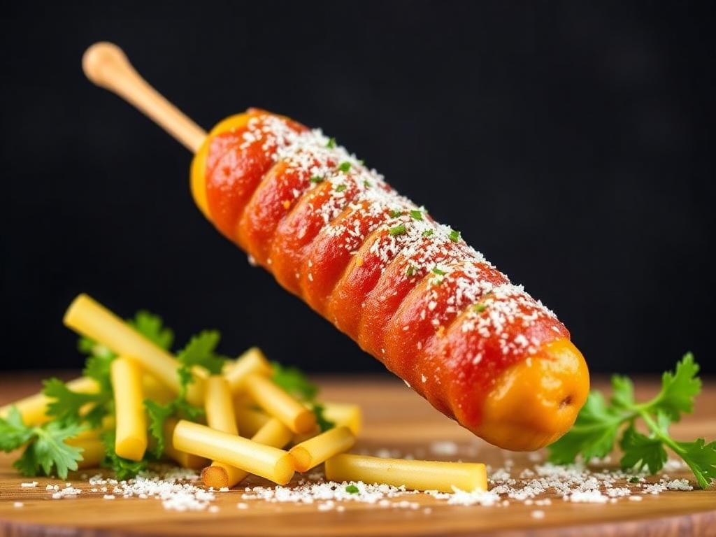 Discover the Ultimate Veggie Corn Dog – Perfect for Snacking!