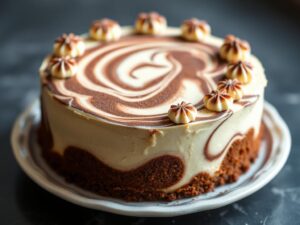 Easy Marble Cake Recipe with Cocoa and Vanilla Sugar!