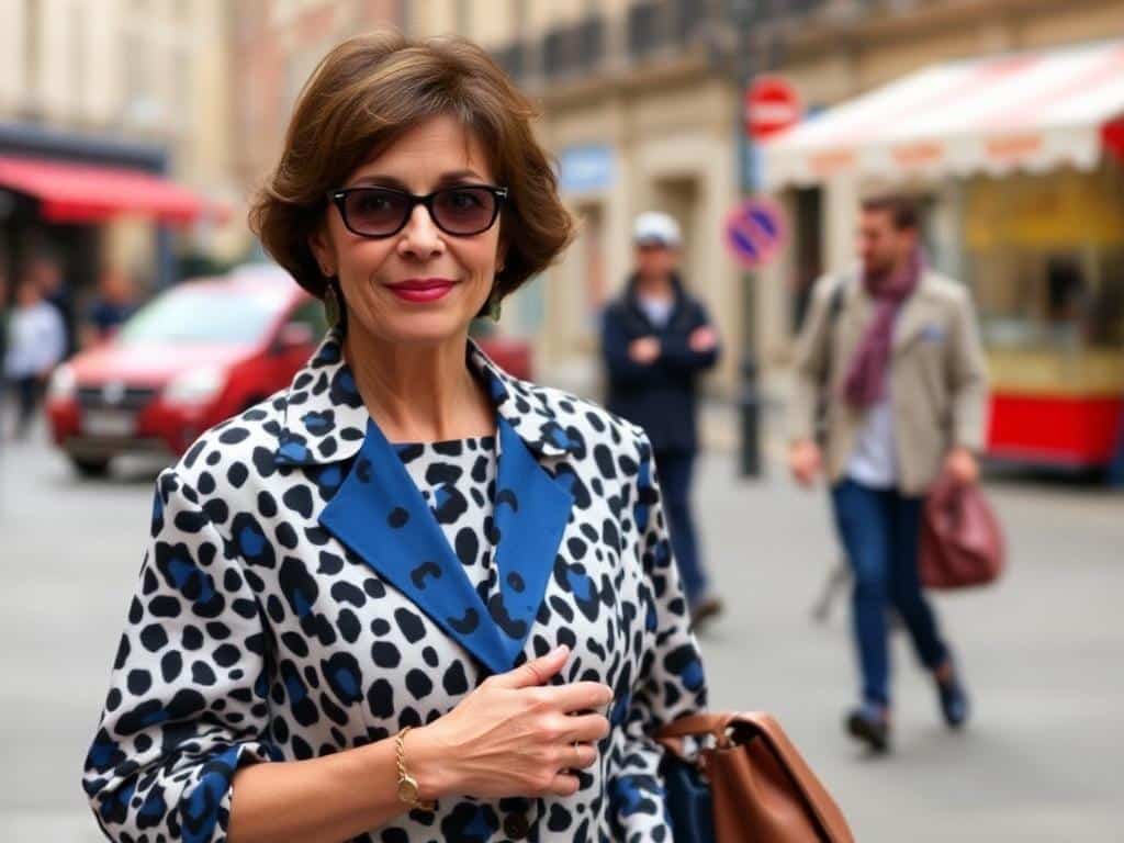At 64, Michèle Laroque Makes This Once-Tacky Wild Print Trendy Again!