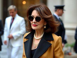 At 71, Mireille Dumas Dazzles in Bold Outfit at Honor Ceremony!