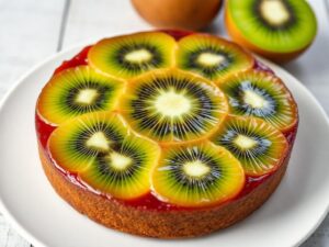 Stunning Kiwi Upside-Down Cake Recipe! Must-Try Dessert!
