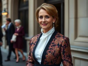 At 61, Valérie Lemercier Elegantly Reinvents Royal French Garment!