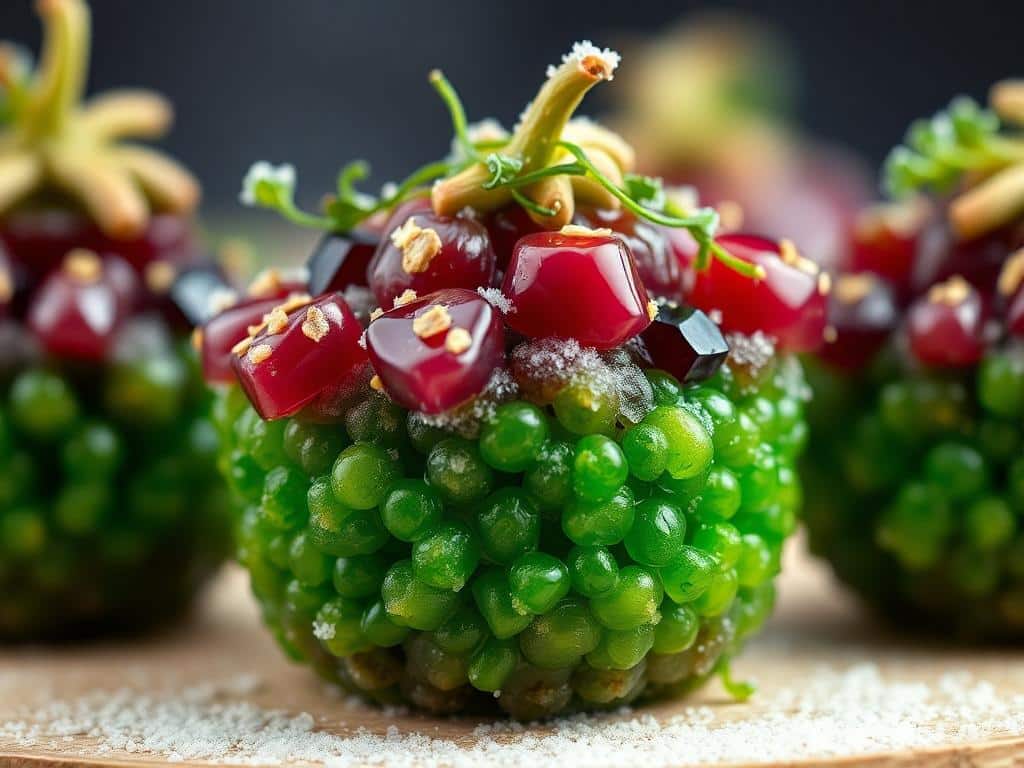 Frosty Spirulina Elevates Eggplant Caviar to New Heights!