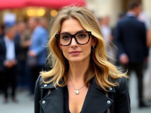 Julie Gayet Rocks Crazy Glasses at AI Festival – See the Pics!