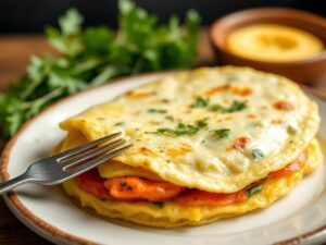 Low Glycemic Herb Omelette: Quick & Healthy Breakfast Recipe!