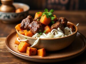 Moroccan Lamb Tagine with Sweet Potatoes - A Flavor Explosion!