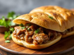 Lamb Confit Delight: Bite-Sized Batbout Sandwiches You Must Try!