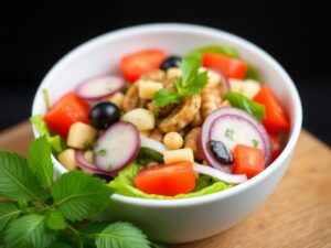 Mediterranean Flavor Salad: A Taste Sensation You Can't Miss!