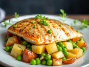 Smoky Peppered Mackerel Salad with Potatoes and Peas – Try This Flavor Burst!