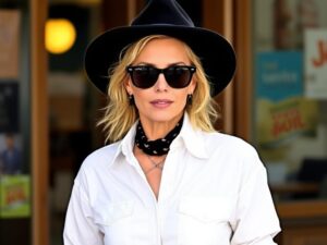 At 50, Laeticia Hallyday Rocks Cowboy Chic, Ditches Classic White Shirt!
