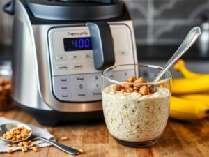 Thermomix Magic: Whip Up Banana Nut Oatmeal Porridge in Minutes!
