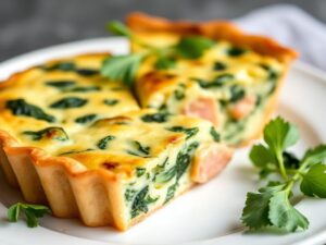 Easy Salmon Spinach Quiche Recipe: Try This Delicious Dish!
