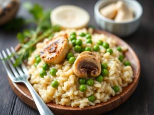 Quick & Easy Chicken Risotto with Peas & Mushrooms - Cookeo Recipe!