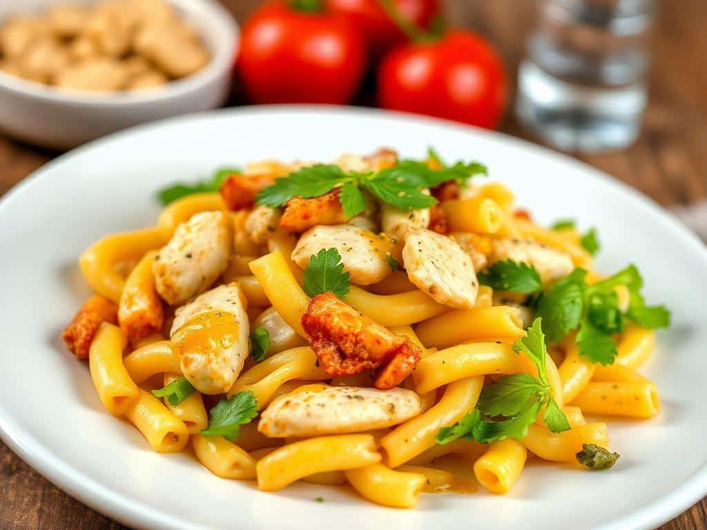 Must-Try Chicken Pasta Salad with Curry Mustard Dressing!