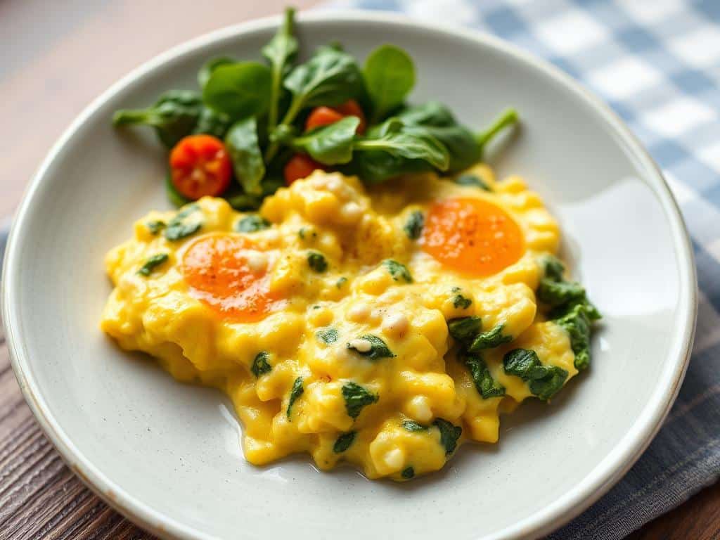 Scrambled Eggs with Spinach: A Delicious, Healthy Breakfast Option!