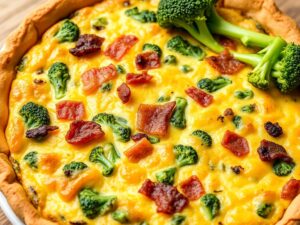 100% Vegan Broccoli and Bacon Quiche: A Must-Try Recipe!