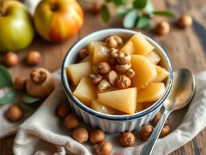 Apple and Pear Compote with Hazelnuts: A Delicious Must-Try Recipe!