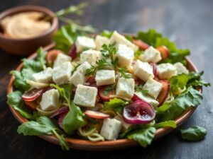 Delicious Artichoke and Fresh Goat Cheese Salad Recipe!