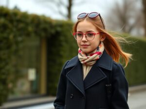Dutch Princess Alexia Rocks Bold French Fashion to Brave Back-to-School Weather!