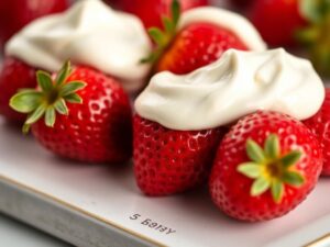 Indulge in English Cream Strawberries: A Decadent Treat!