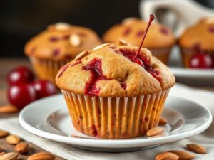 Irresistible Cherry Almond Muffins Recipe You Must Try!