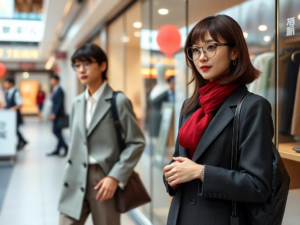 Japanese Precision in Fashion: Stylish Office Wear Taking Over Stores!