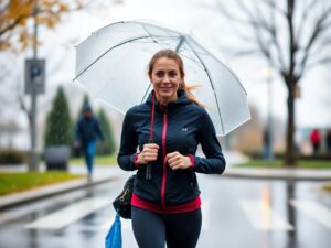 Rain or No Motivation, Sylvie Tellier's Secret Weapon for Fall Fitness Revealed!