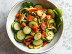 Tasty Marinated Cucumber Salad: Discover the Chinese Twist!