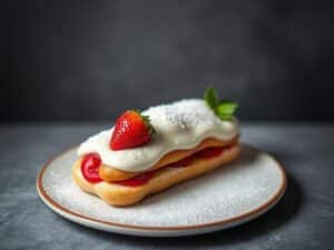 Vanilla Strawberry Éclairs: A Must-Try Dessert Delight!