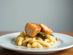 Golden Seared Sweetbreads, Tender Chanterelles & Gnocchi - A Must-Try Dish!