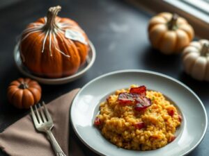 Pumpkin Risotto with Bacon: A Must-Try Fall Recipe!