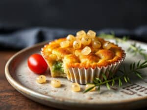 Delicious Mini Bavarian Pea Cakes with Trout Roe Unveiled!