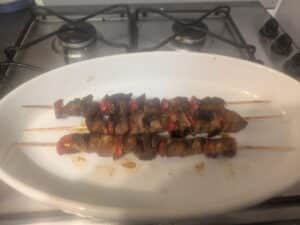 Juicy Marinated Venison Skewers with Bell Peppers - Try This Recipe!