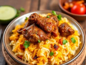 Saffron Lamb Biryani: A Flavor Explosion You Can't Miss!
