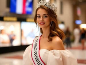 Elodie Gossuin's French Dress Steals the Show at Miss France 2026!