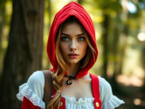Nathalie Marquay Stuns in Unexpected Little Red Riding Hood Look, Photographers Ablaze!