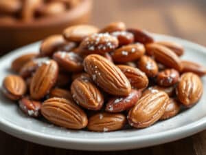 Vegan Gingerbread Flavored Caramelized Almonds—Taste the Holiday Magic!